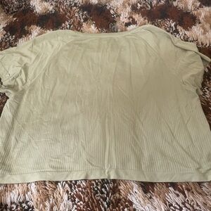 sage green women's athletic all in motion top